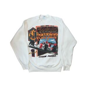 1994 Indy Car Champion Team Penske Al Unser Jr Crew Neck Sweatshirt Size Large
